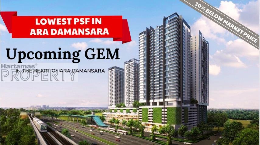 NEW LRT 3 CONDO @ ARA DAMANSARA [Link Bridge to LRT Station]