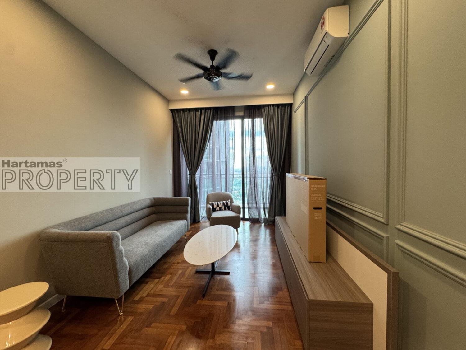 For Rent: 3 Rooms Condo (Corner lot) at Bloomsvale Residence, Old Klang Road | Brand New – Fully furnished with Good condition