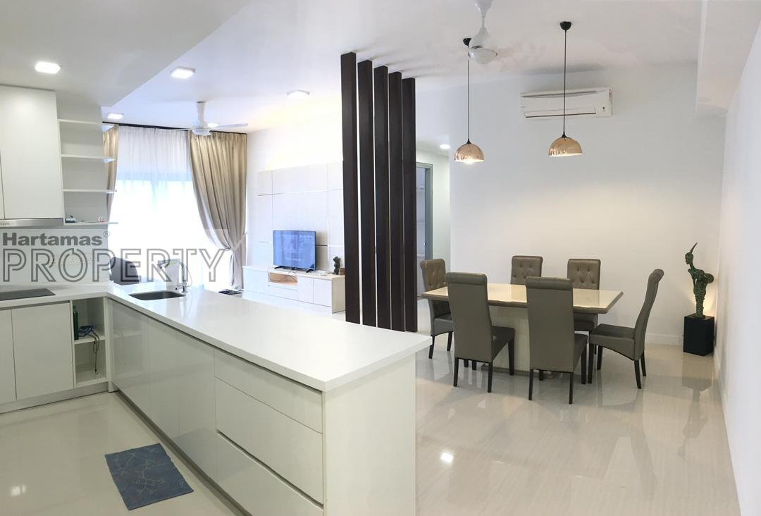 For Rent: 3 Rooms Condo at Refection Residence, Mutiara Damansara | Fully furnished with Good condition