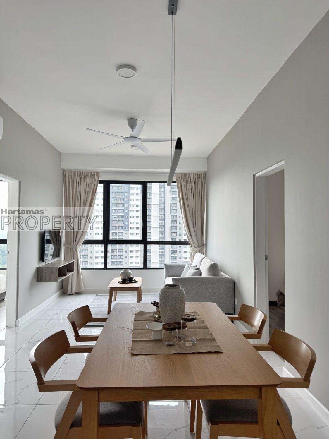 For Rent: 2-Rooms Condo at Cubic Botanical, Pantai | Brand new, newly furnished unit