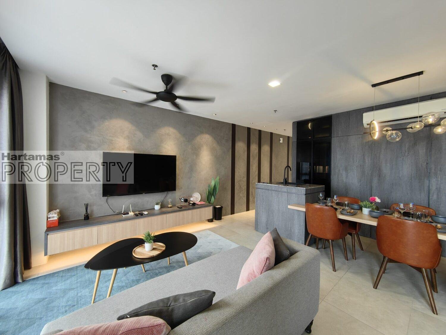 Lumi Tropicana – 2+1 Rooms, 2 Bath, Golf View – Option Sale with Tenancy