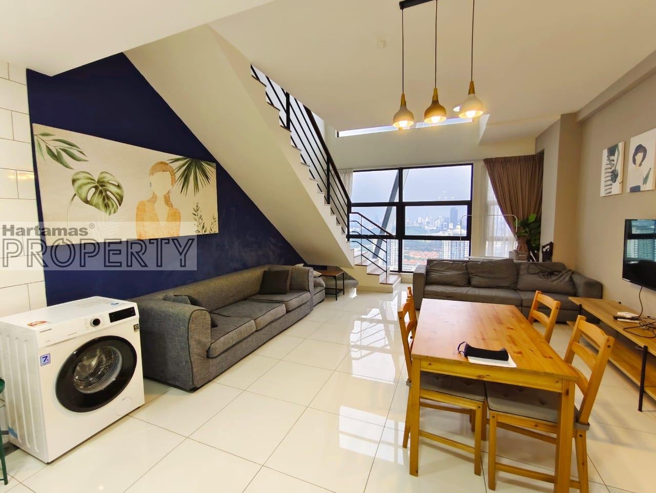 Arte Mont Kiara Duplex 2 room fully furnished unit open for rent