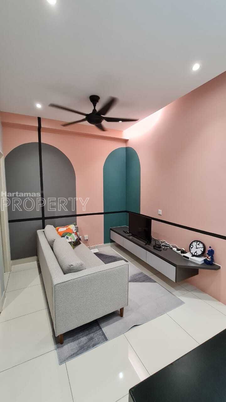 For Rent : Arte @ Mont Kiara | 1R 1B | 442 sqft | Fully Furnished | With Digital Lock