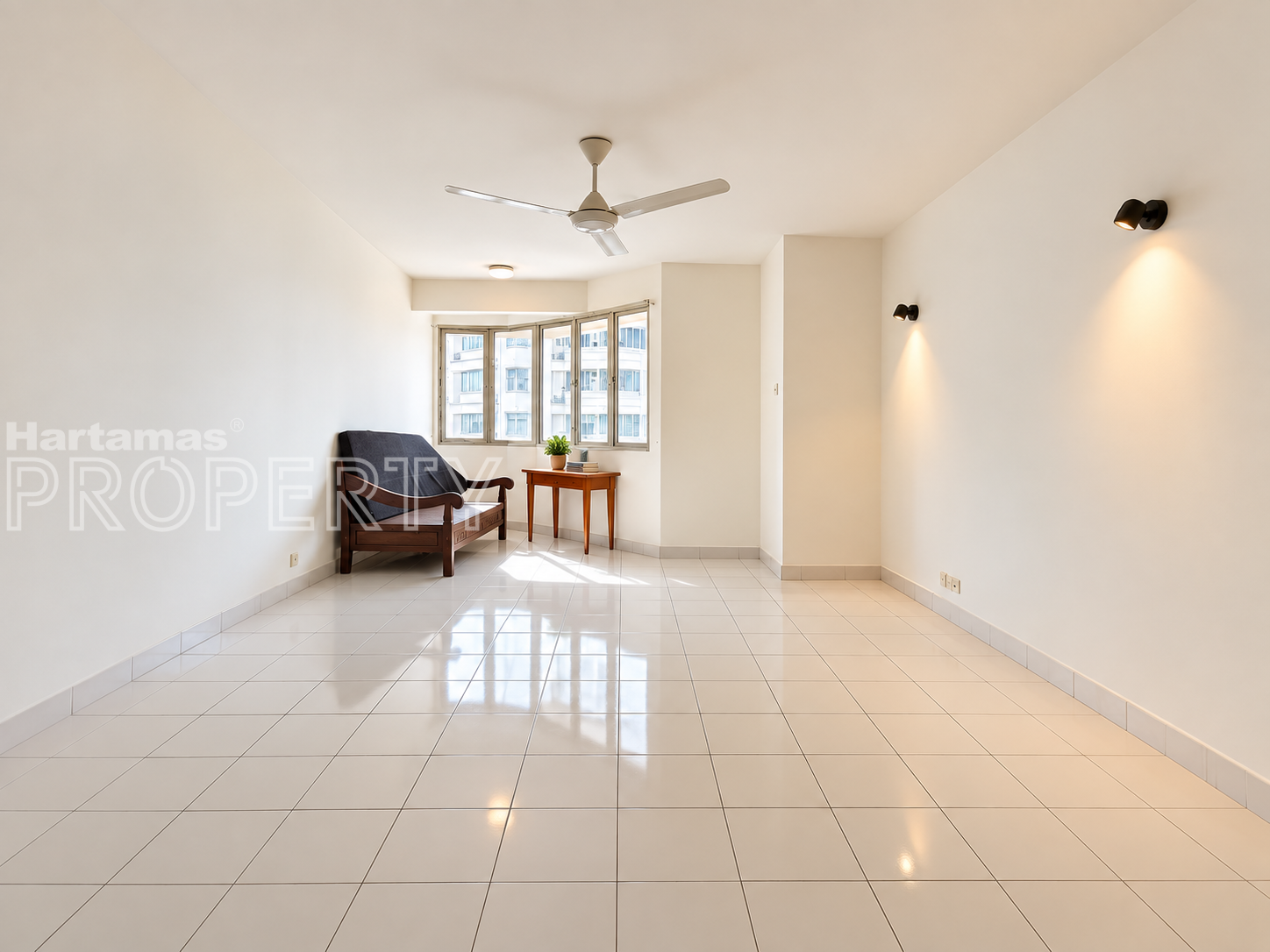 For Rent : Riana Green Tropicana – 3 Rooms 1,380 sqft – Partially Furnished – Freehold