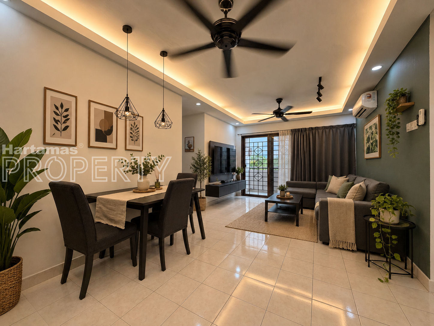For Rent : Palm Spring Kota Damansara – 3 Rooms 936 sqft – Renovated – Fully Furn